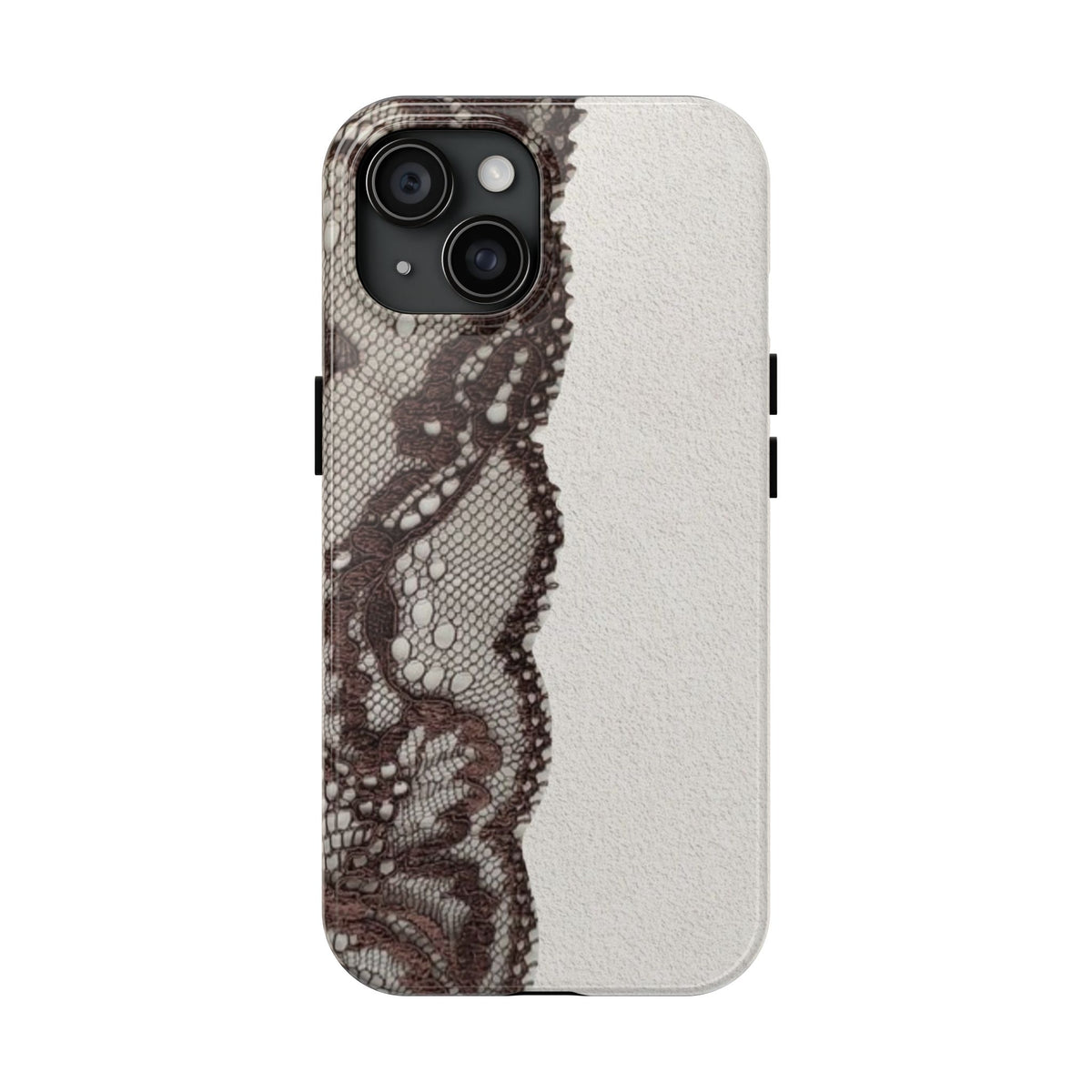 Brown Lace Edge iPhone Case