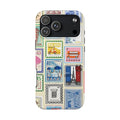 European Summer Stamps iPhone Case