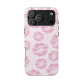 Pink Kisses iPhone Case