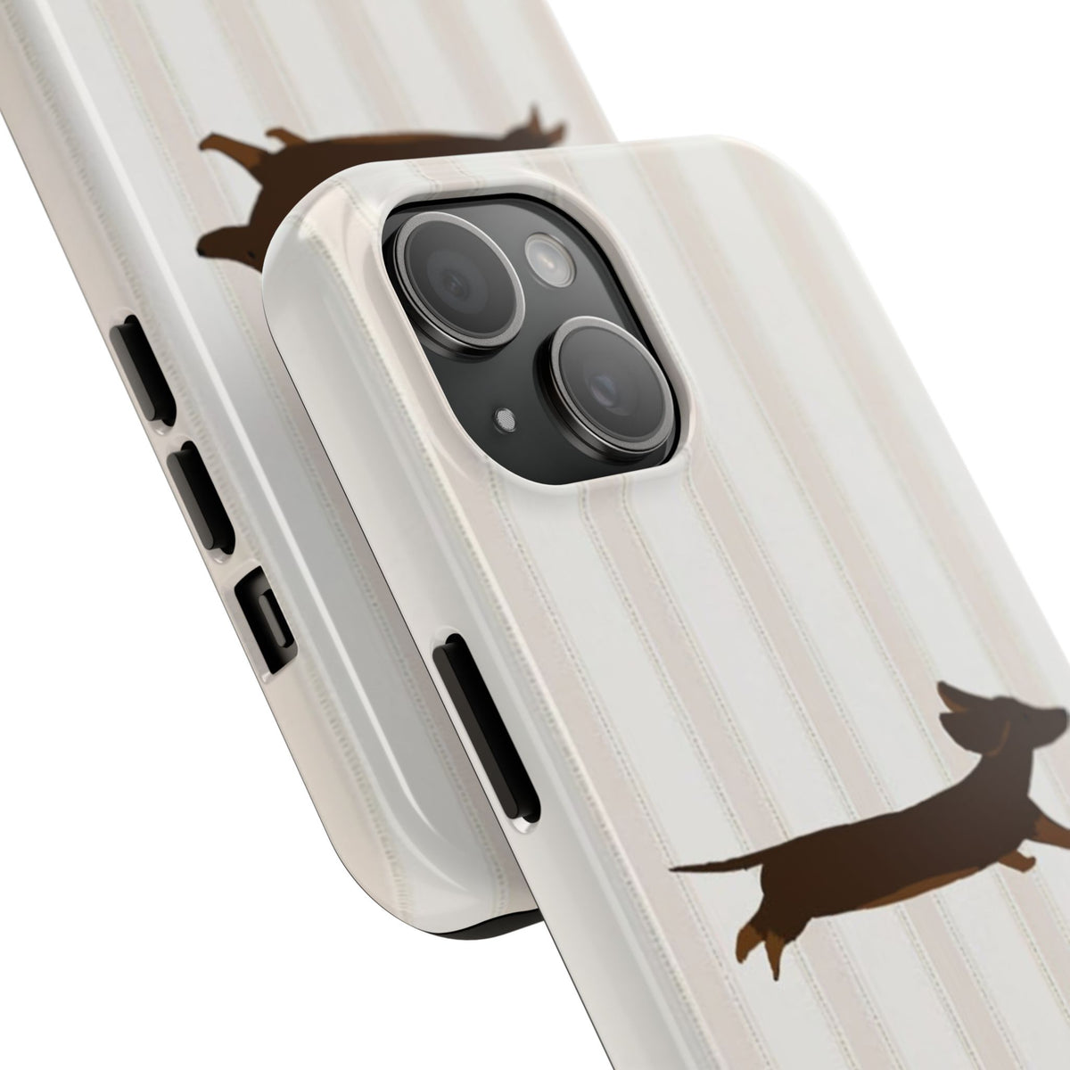 Leaping Dachshund iPhone Case