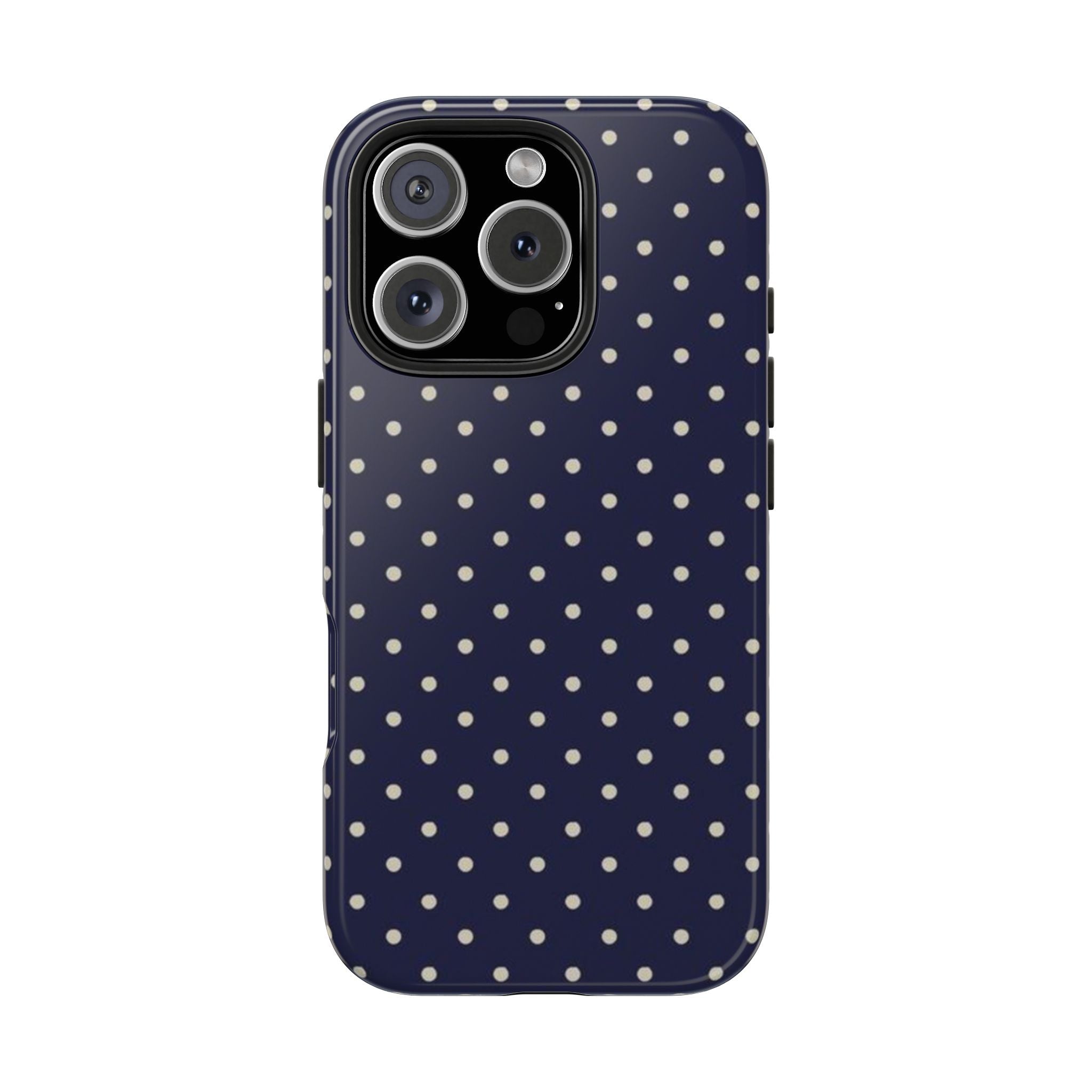 Blue Polka Dot iPhone Case
