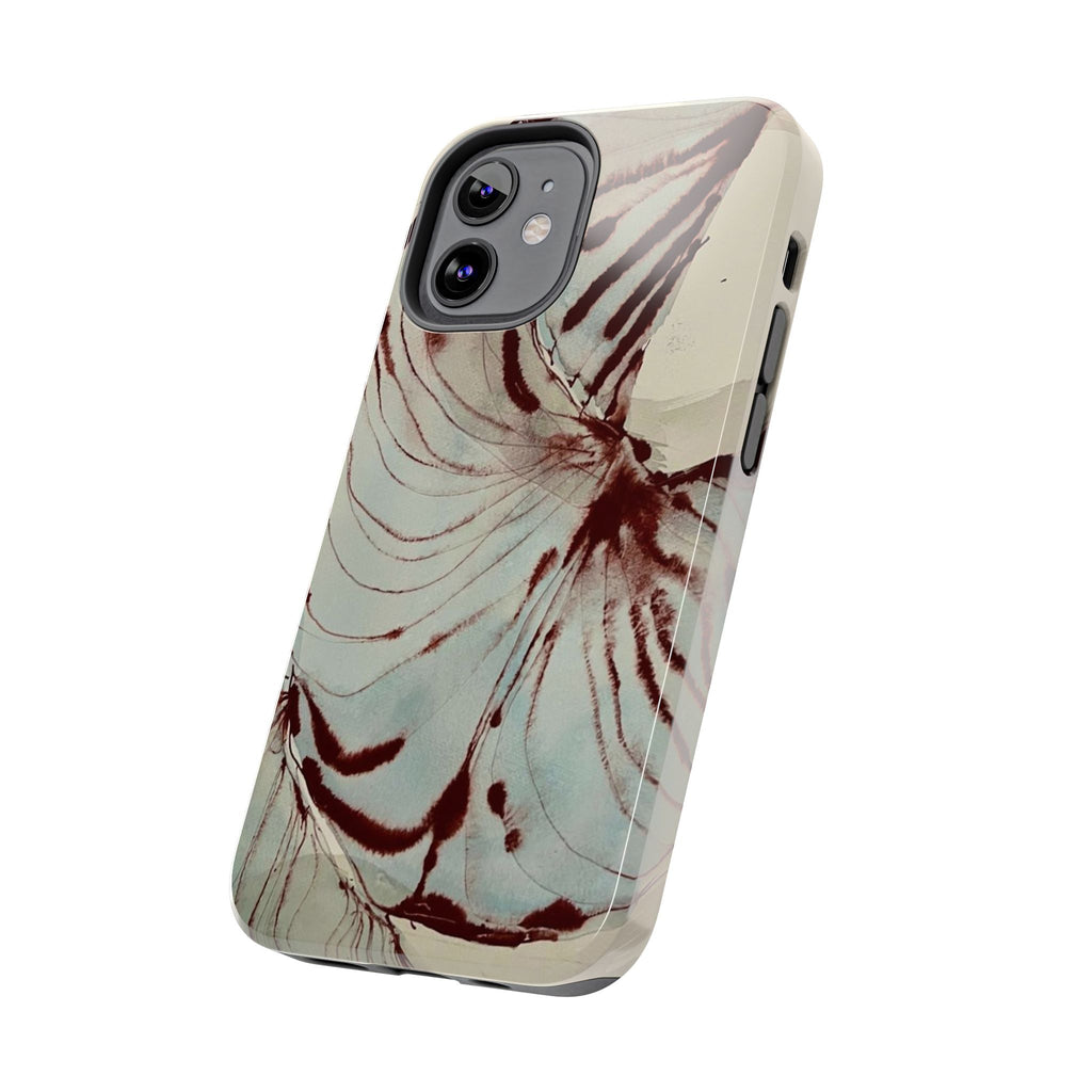 Maroon Silk iPhone Case