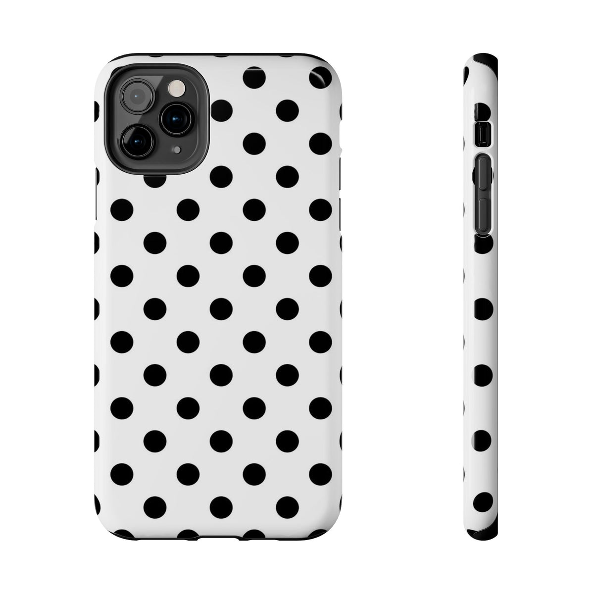 White Polka Dot iPhone Case