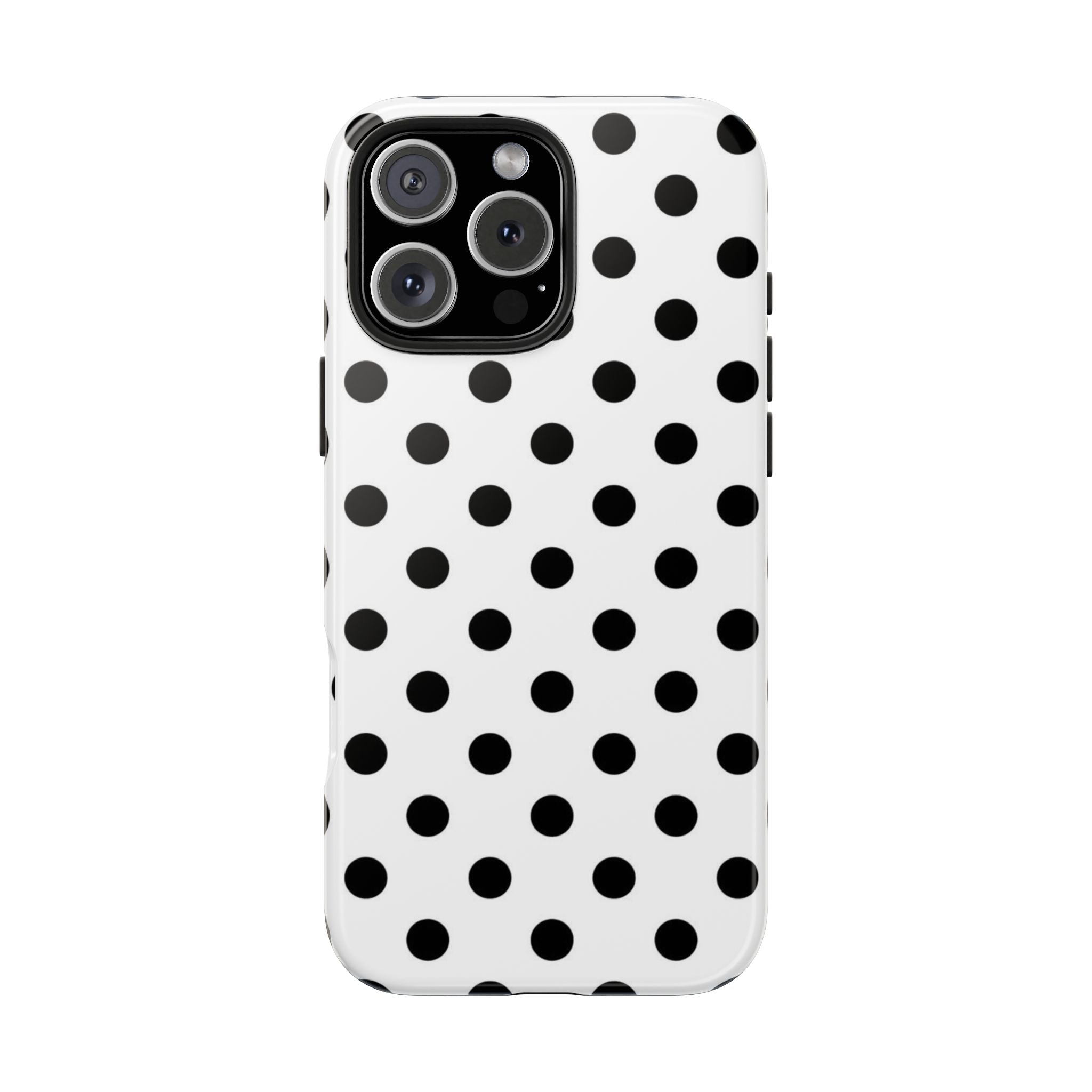White Polka Dot iPhone Case