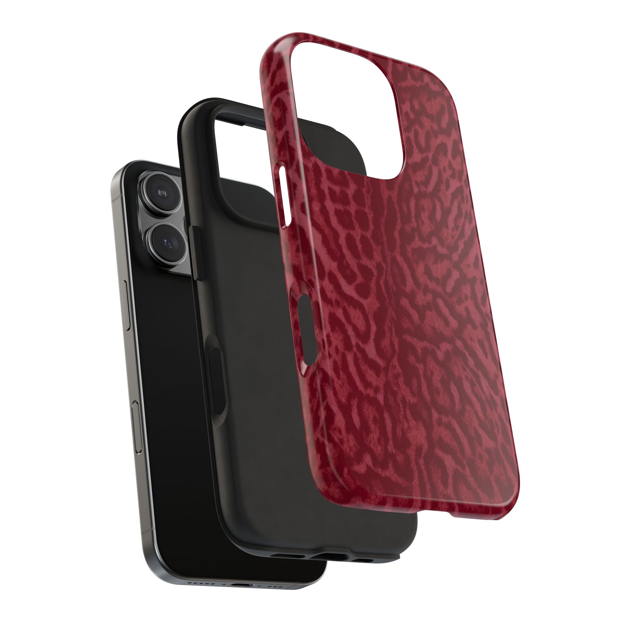 Burgundy Jaguar iPhone Case