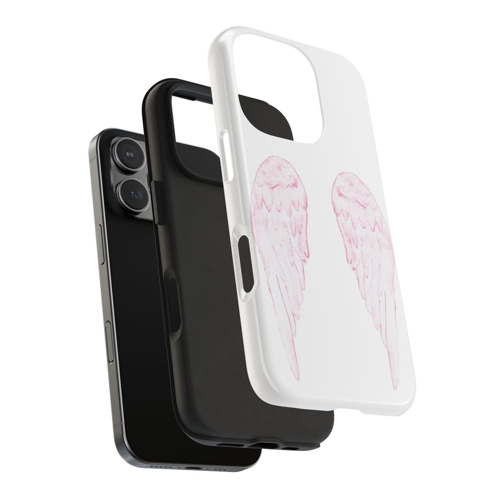 White Bombshell Wings iPhone Case