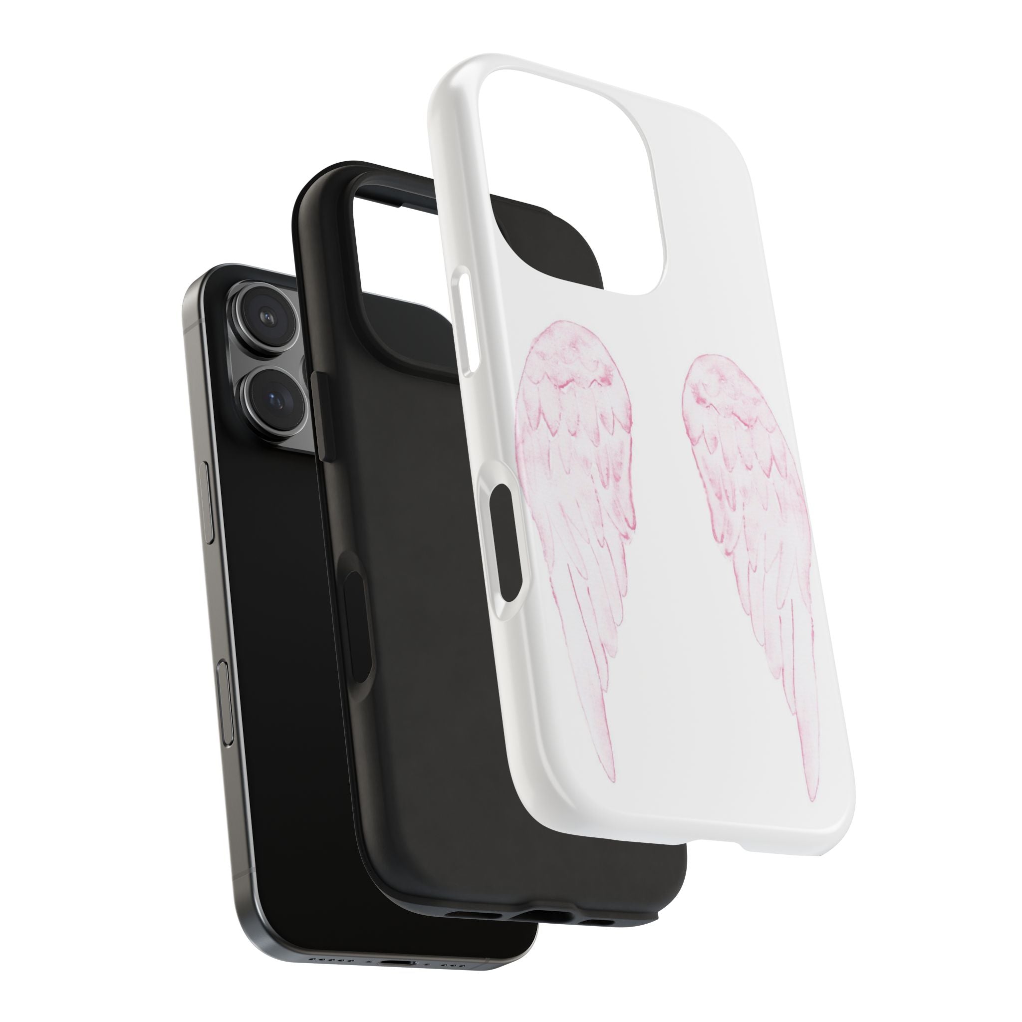 White Bombshell Wings iPhone Case