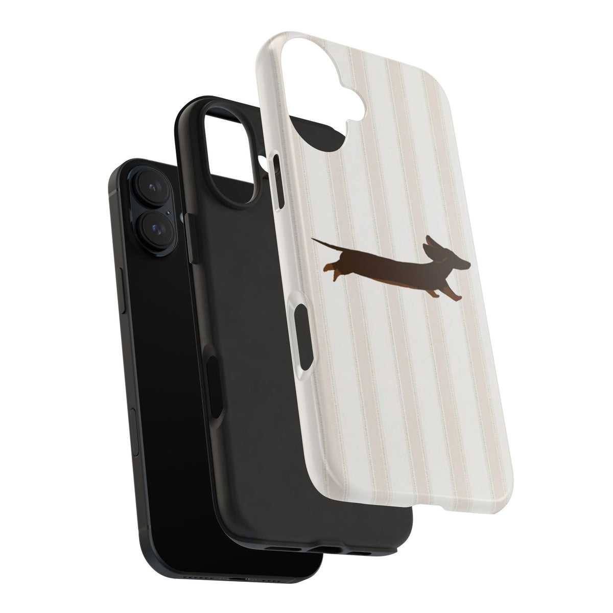 Leaping Dachshund iPhone Case