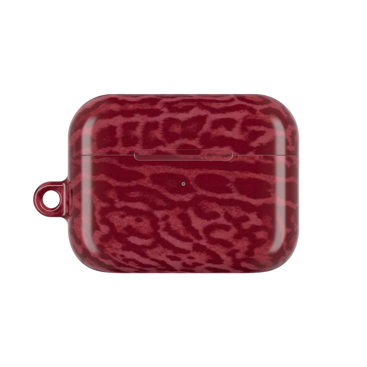 Burgundy Jaguar AirPod Case