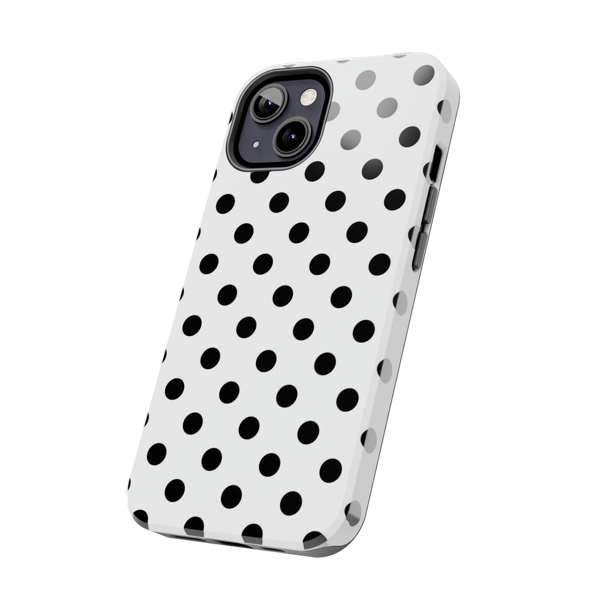 White Polka Dot iPhone Case