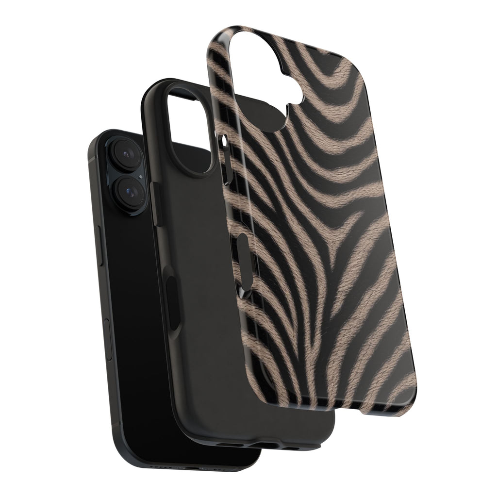 Tan Zebra iPhone Case