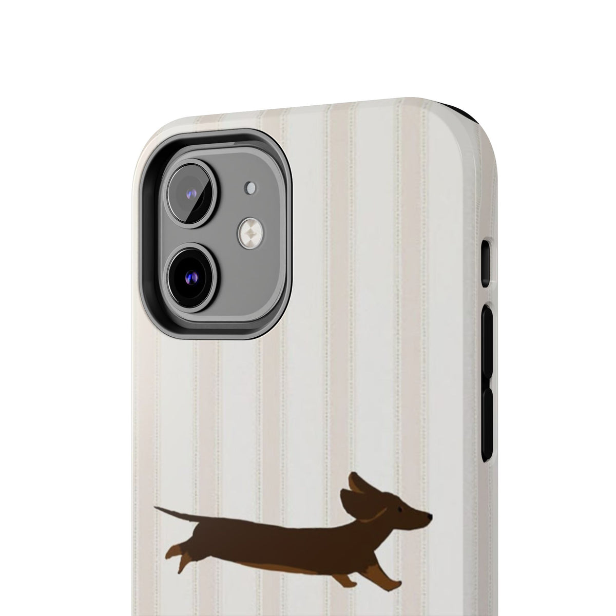 Leaping Dachshund iPhone Case