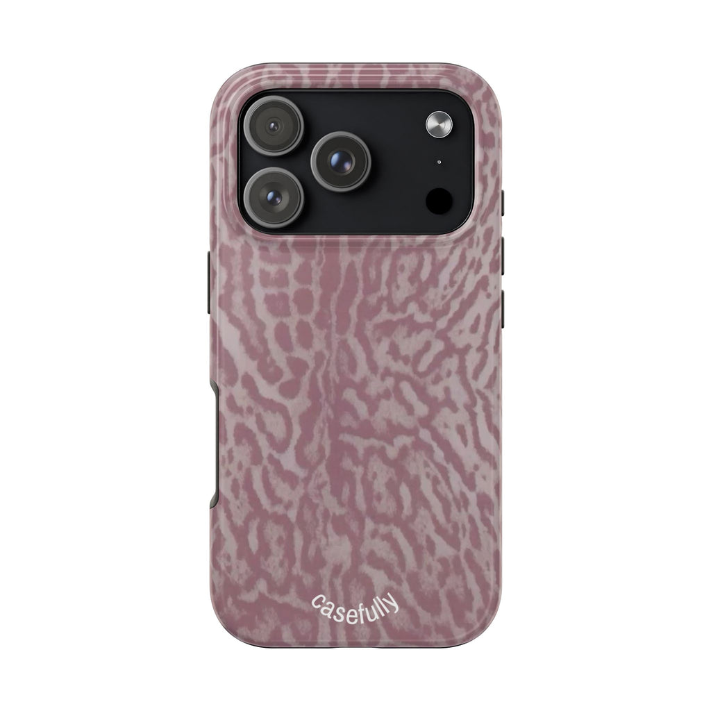 Pink Leopard Print iPhone Case
