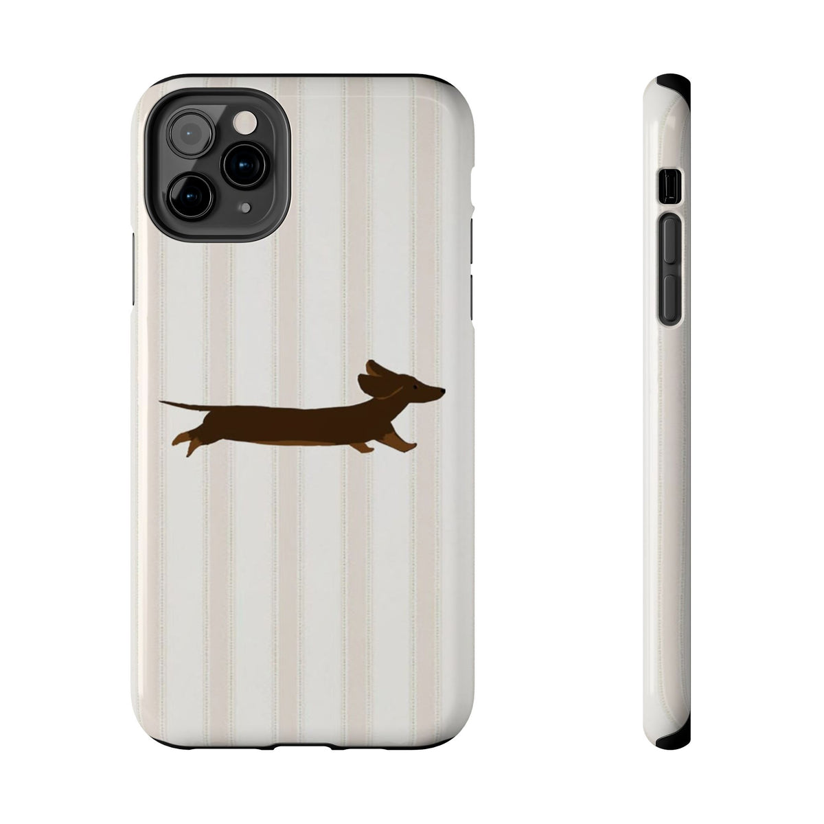 Leaping Dachshund iPhone Case