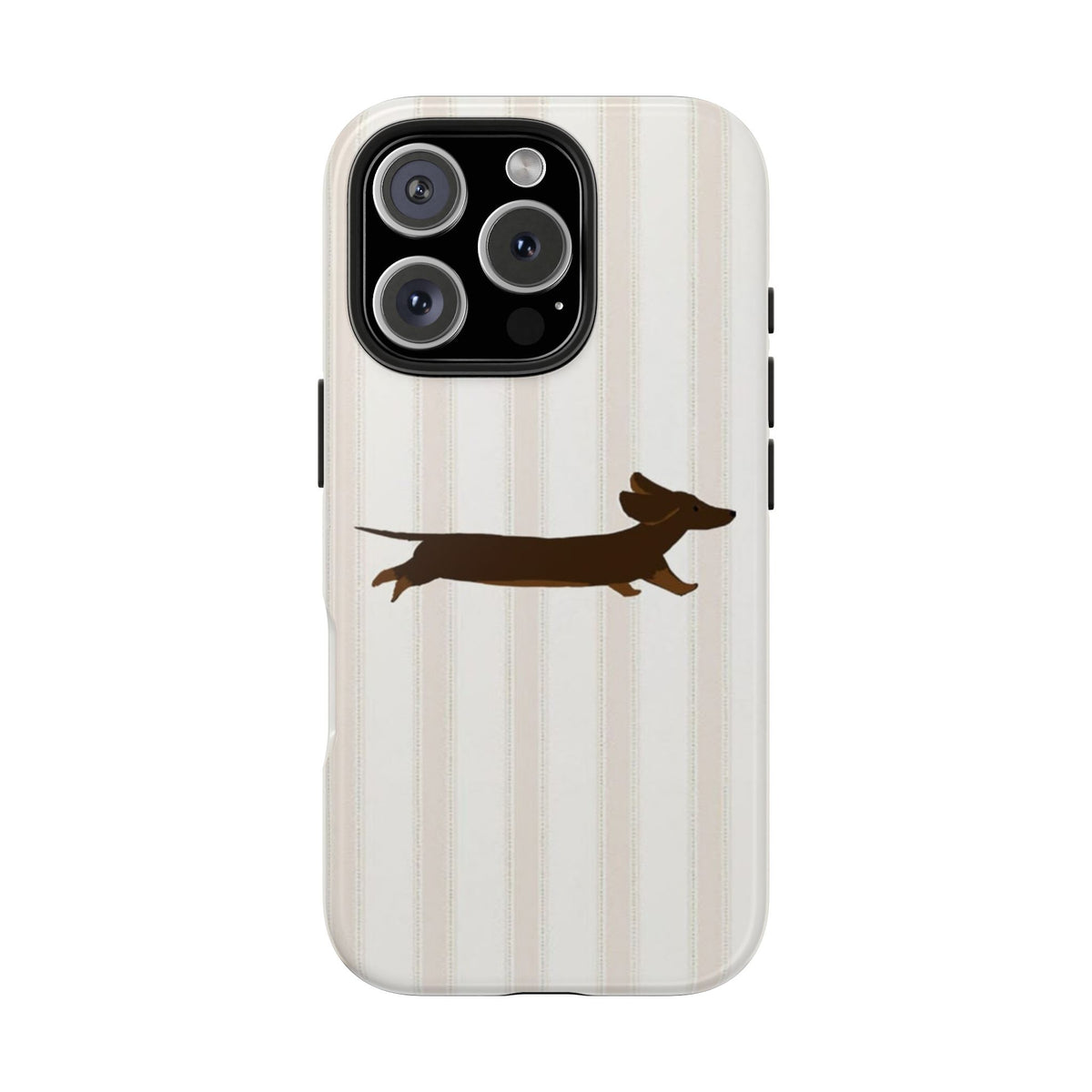 Leaping Dachshund iPhone Case