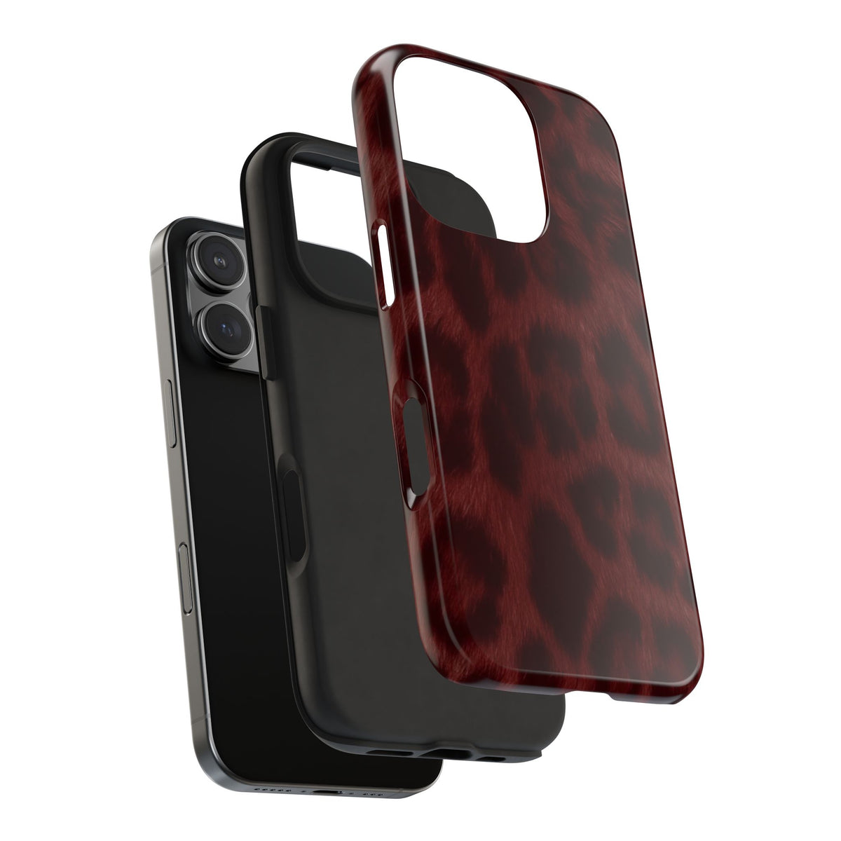 Red Cheetah Print iPhone Case