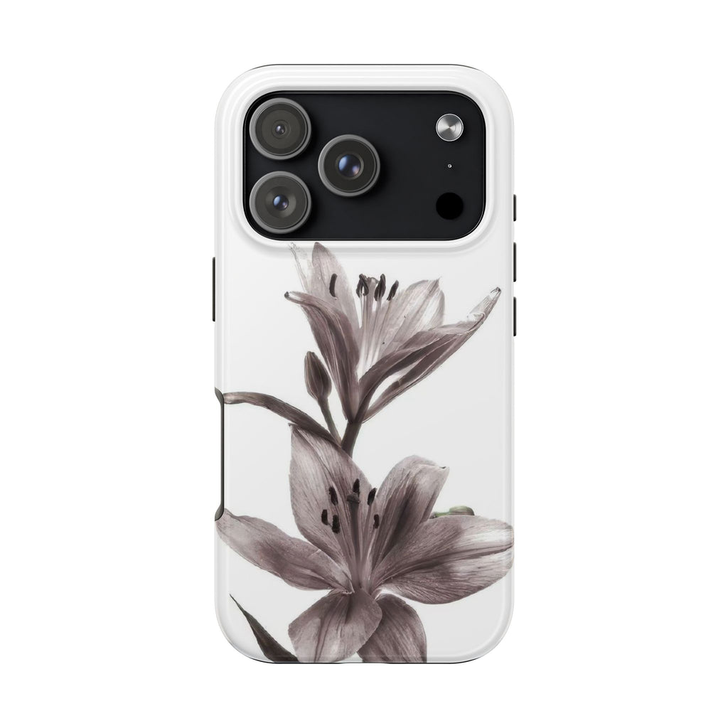 White Waterlily iPhone Case