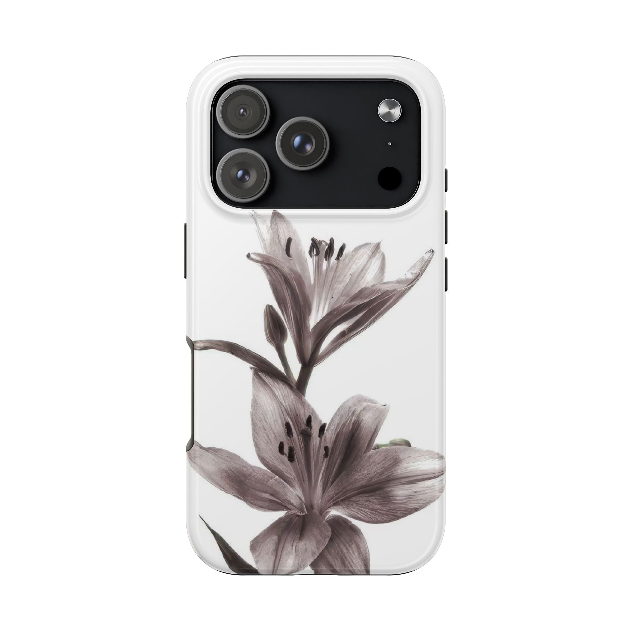 White Waterlily iPhone Case