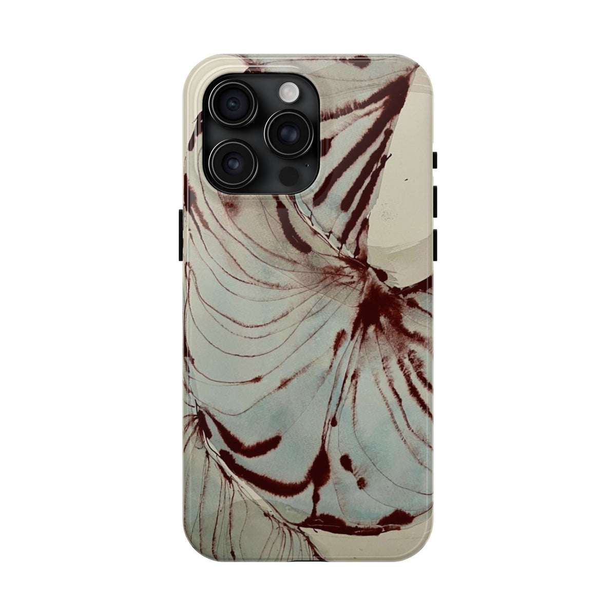 Maroon Silk iPhone Case