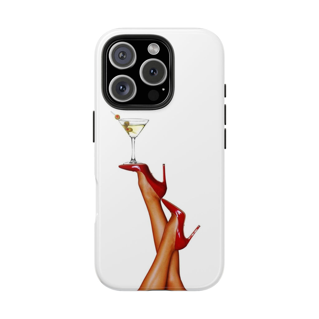 Red Bottom Martini iPhone Case