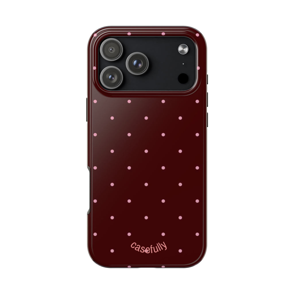 Red Polka Dot iPhone Case