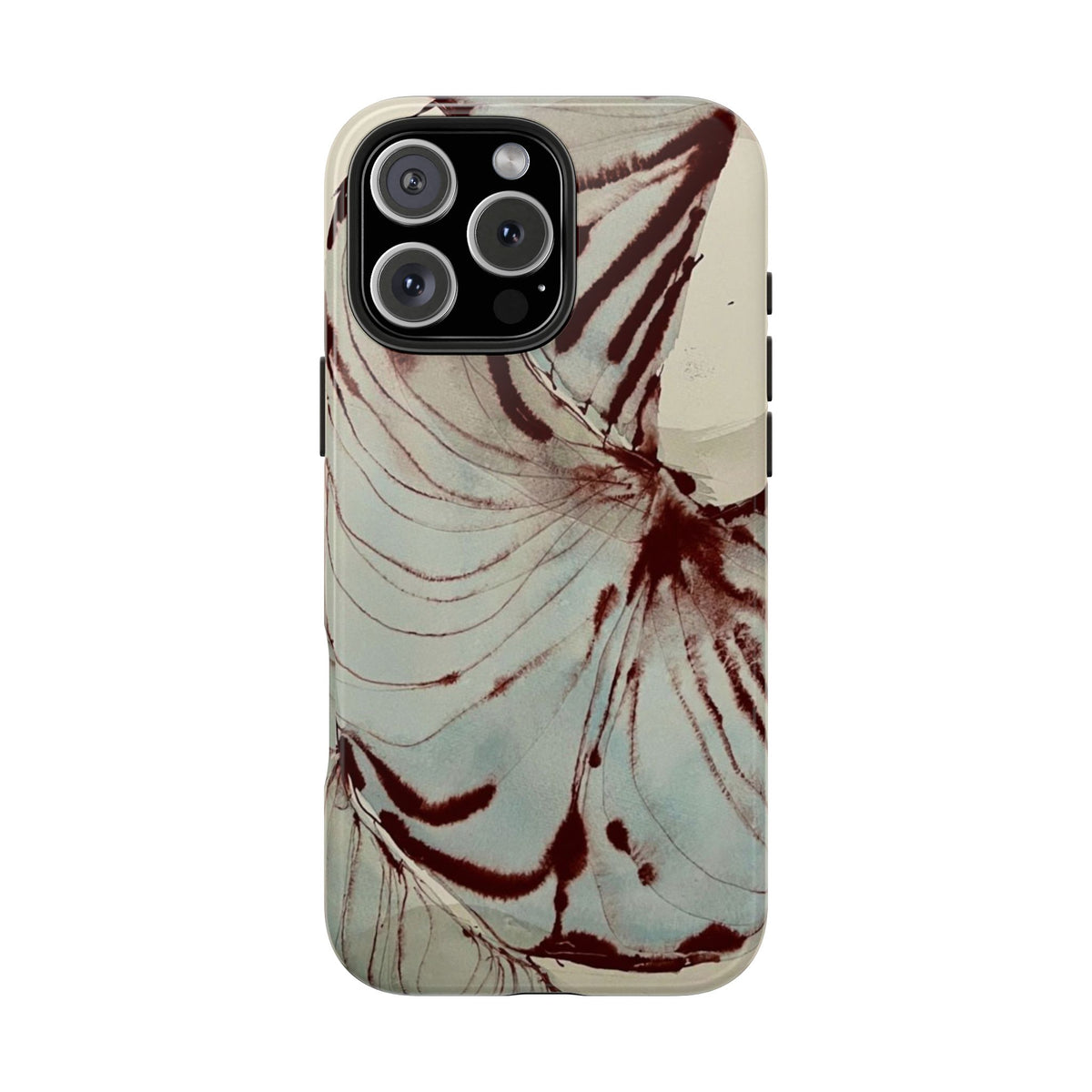 Maroon Silk iPhone Case