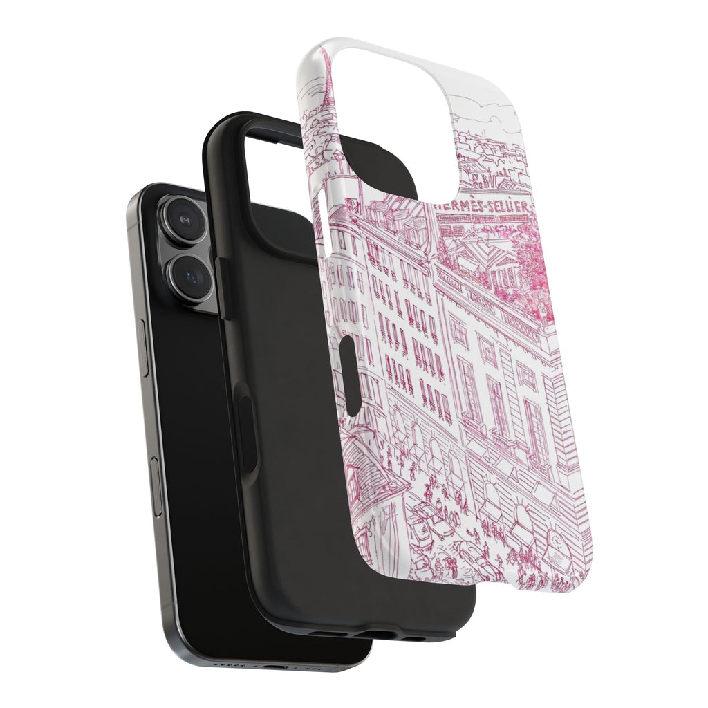 Pink Paris iPhone Case