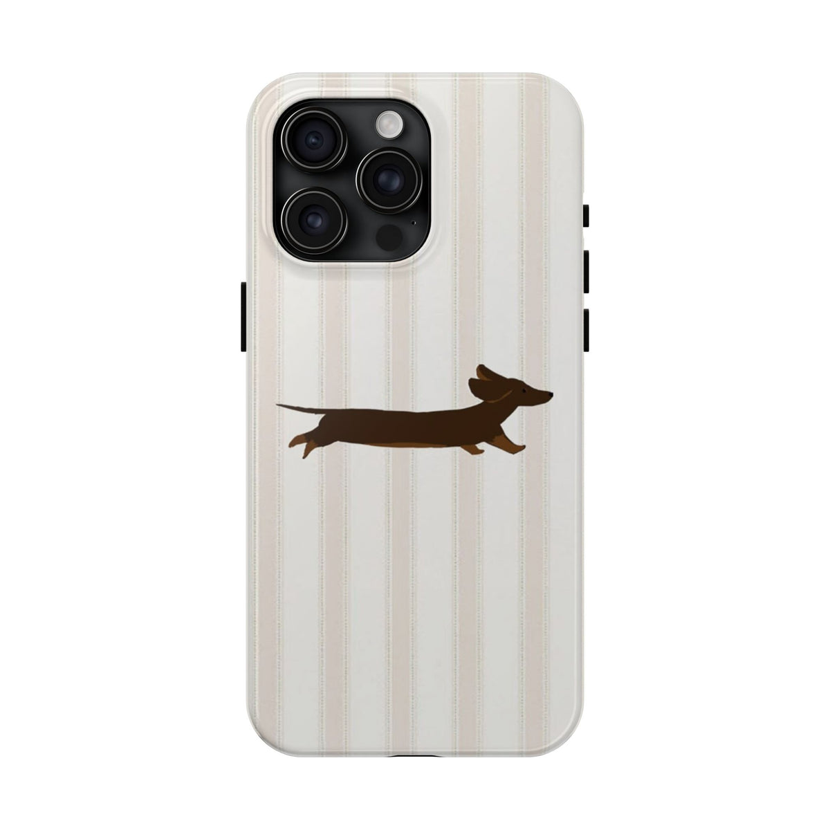 Leaping Dachshund iPhone Case