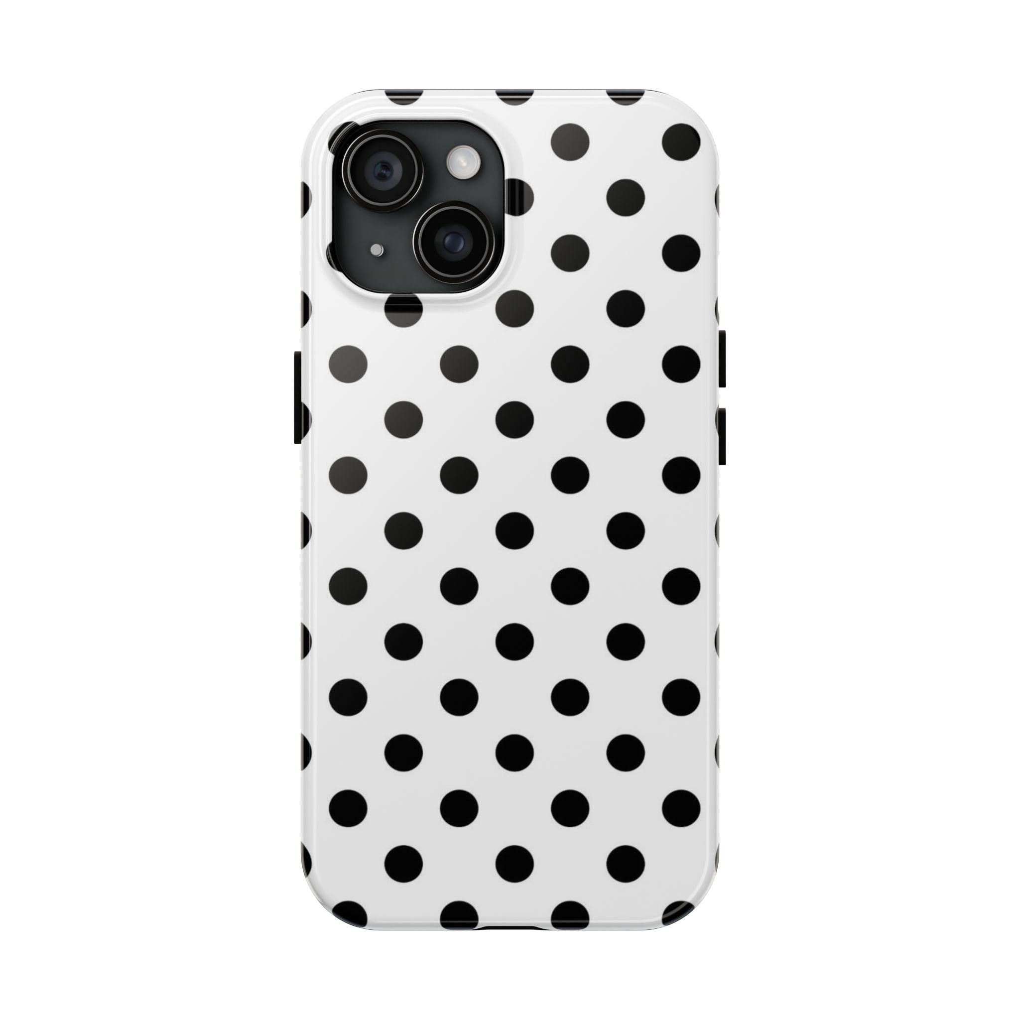 White Polka Dot iPhone Case