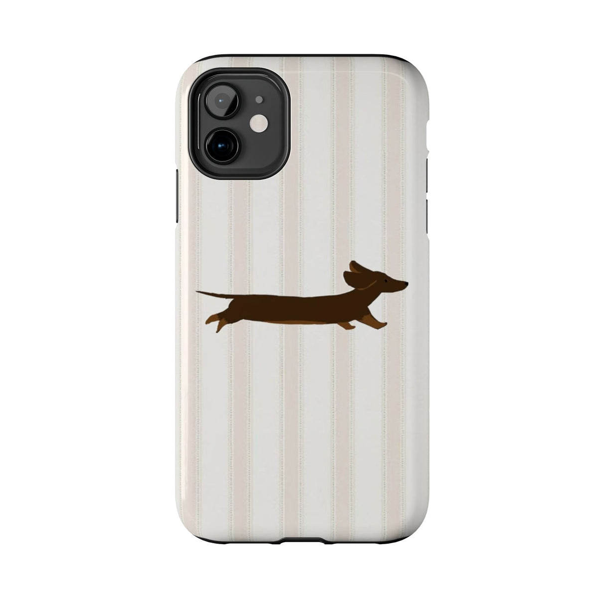 Leaping Dachshund iPhone Case