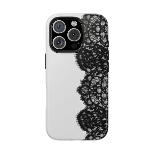 Black Lace Edge iPhone Case