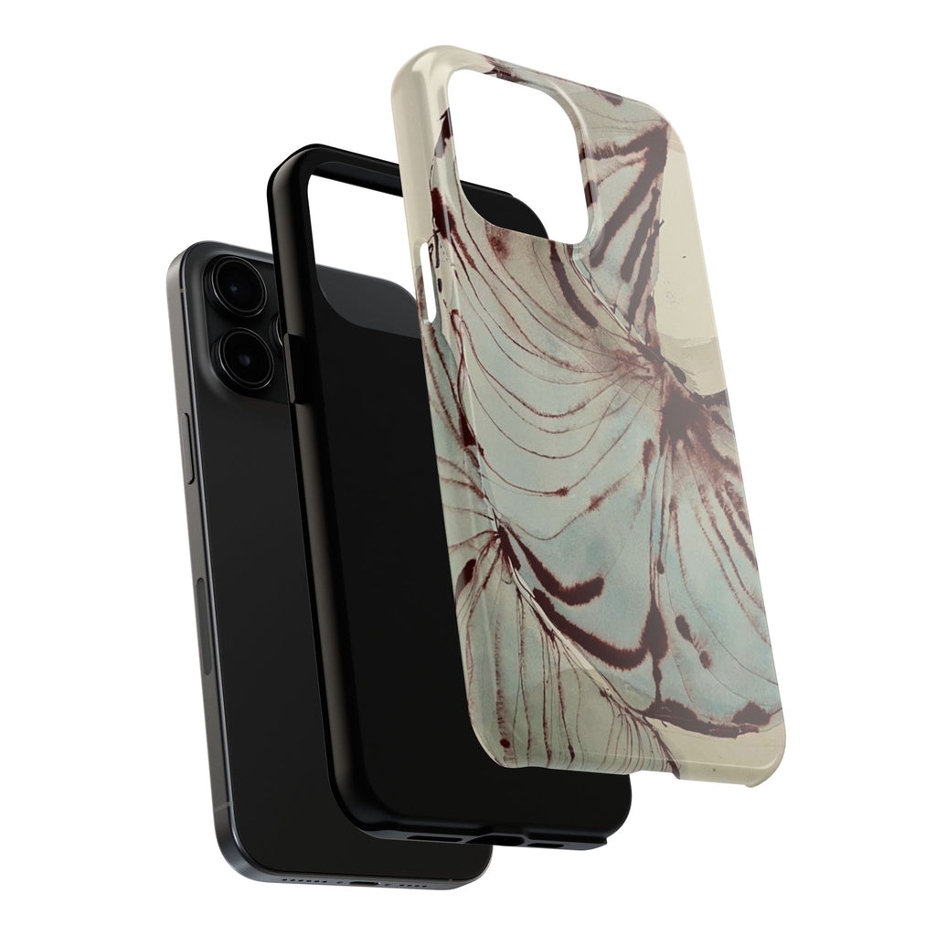 Maroon Silk iPhone Case