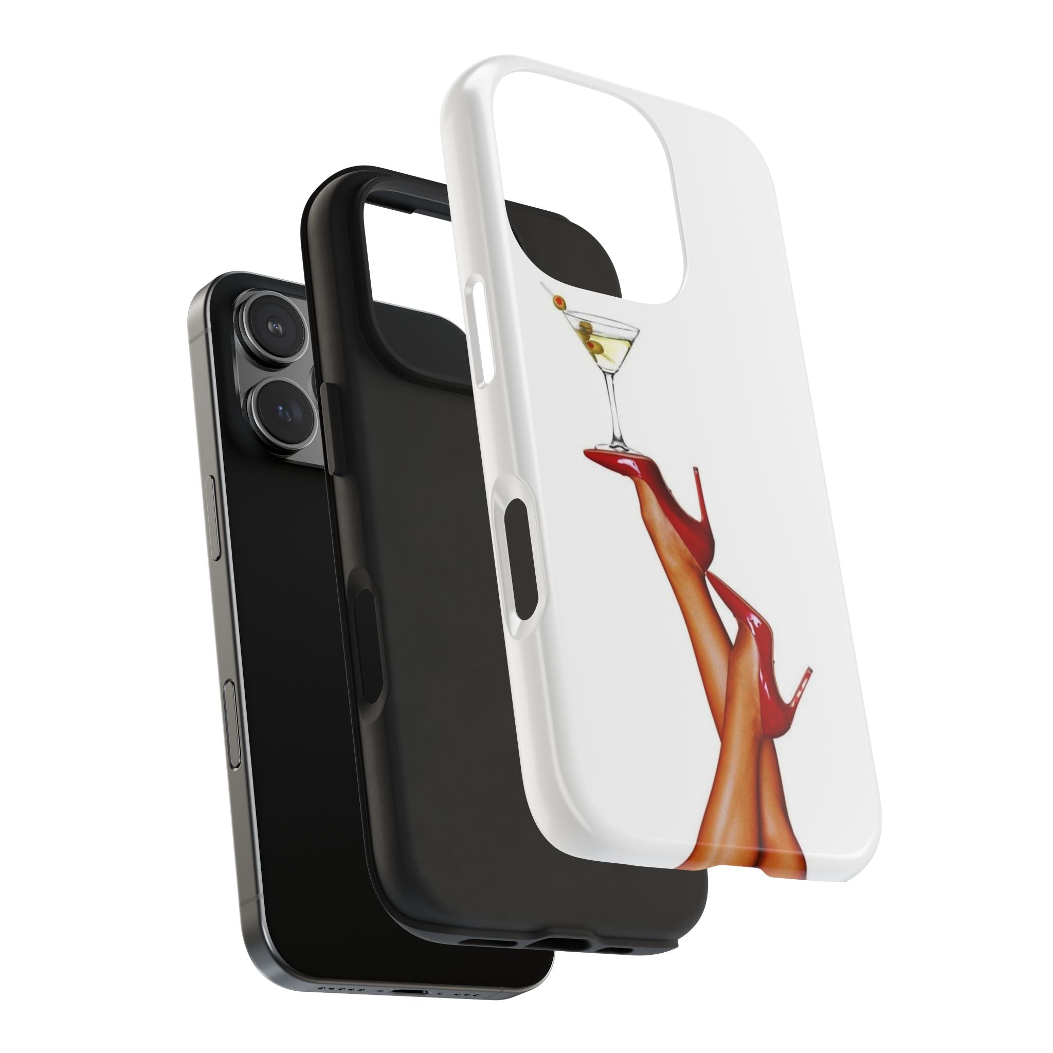 Red Bottom Martini iPhone Case