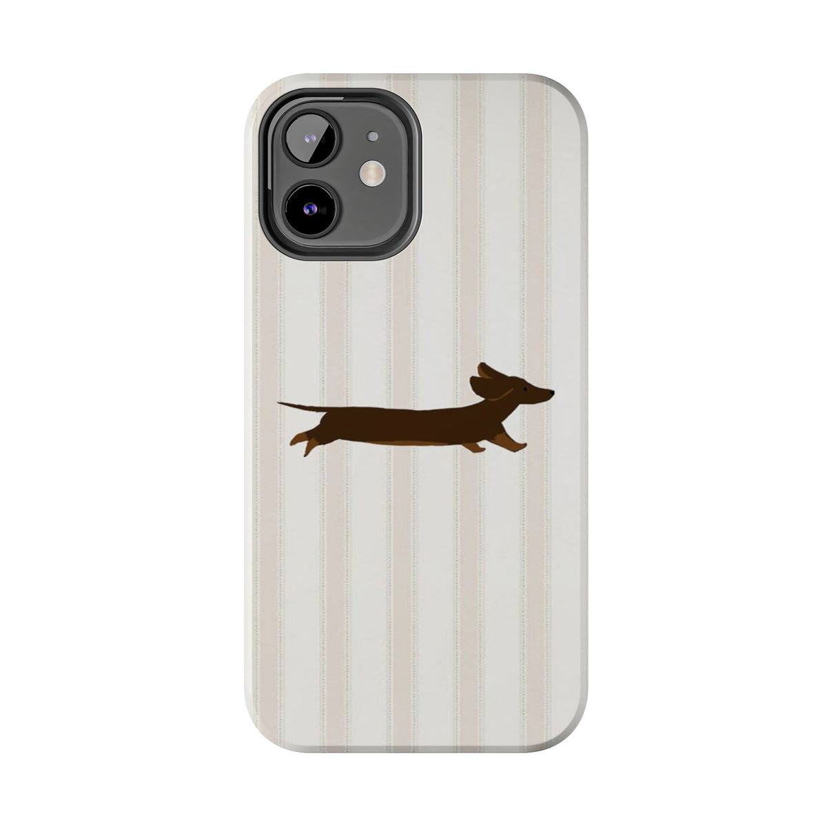 Leaping Dachshund iPhone Case