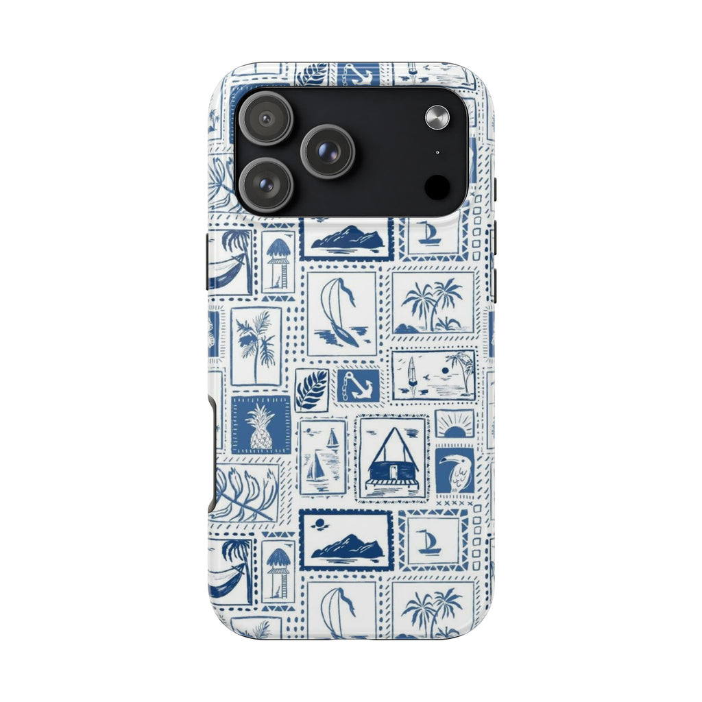Stamps by the Sea iPhone Case