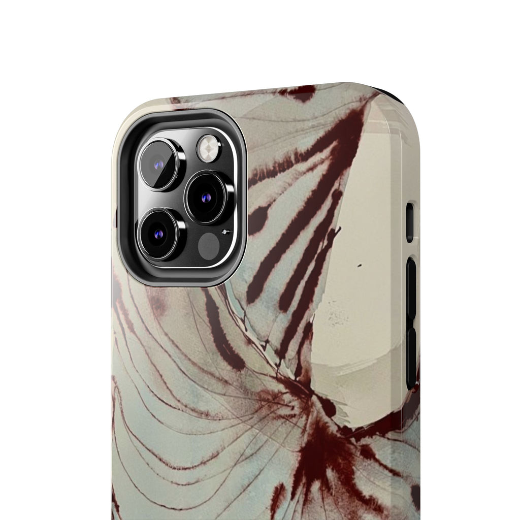 Maroon Silk iPhone Case