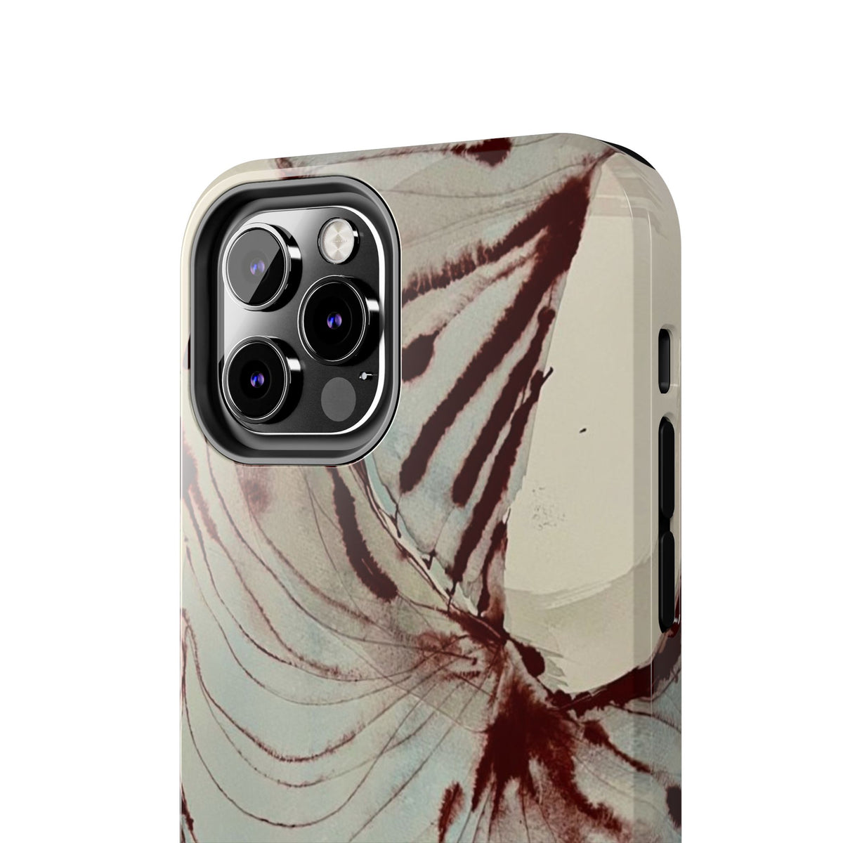 Maroon Silk iPhone Case