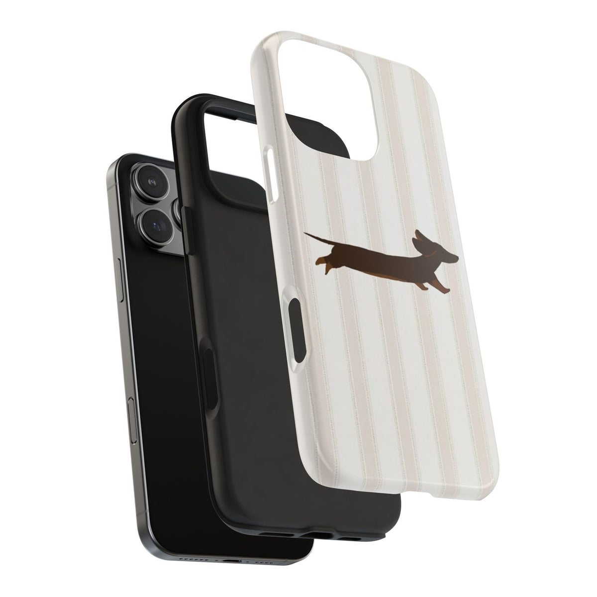 Leaping Dachshund iPhone Case