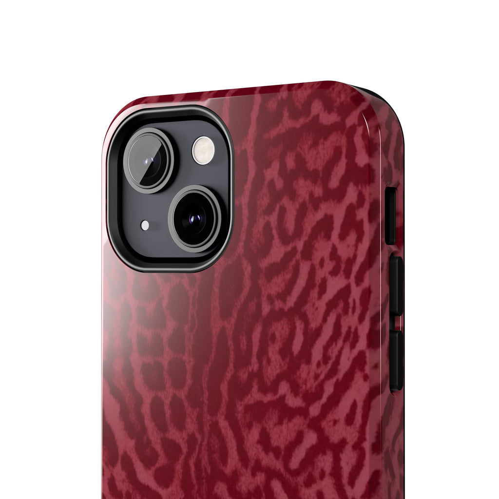 Burgundy Jaguar iPhone Case