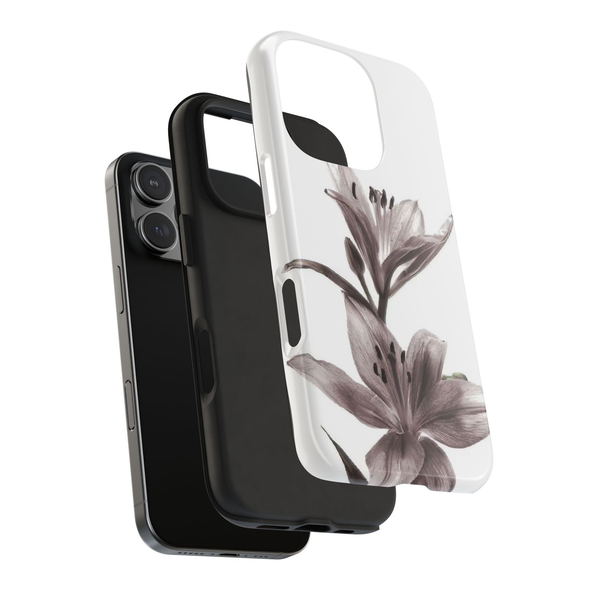 White Waterlily iPhone Case