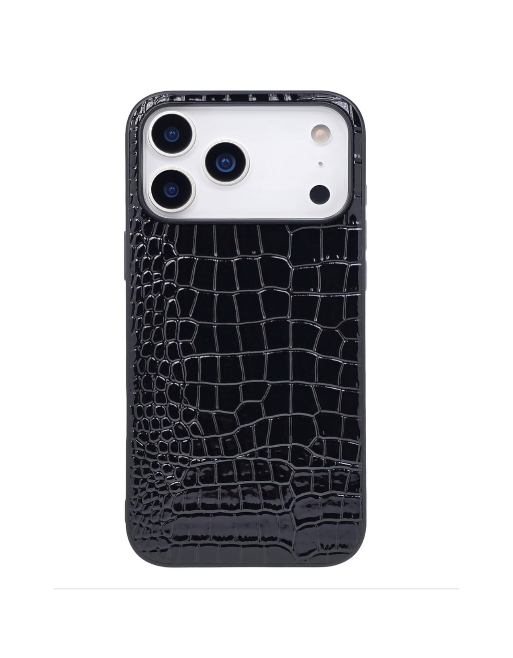 Black Croc iPhone Case