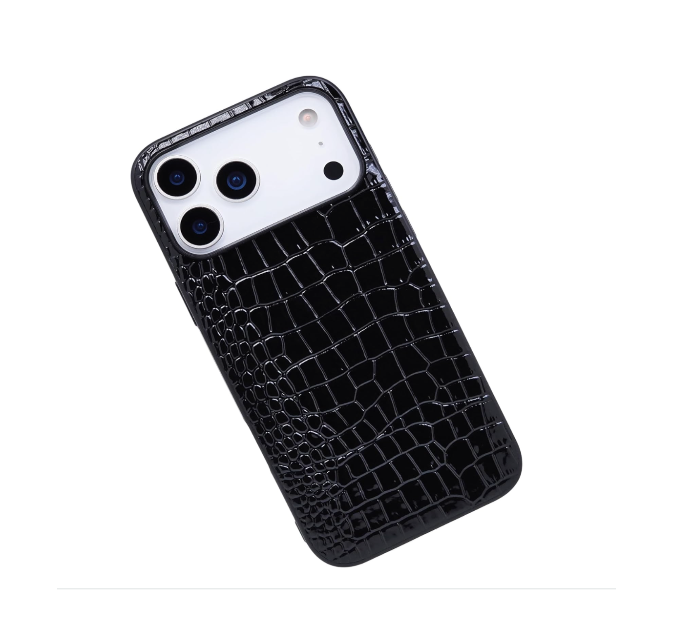 Black Croc iPhone Case