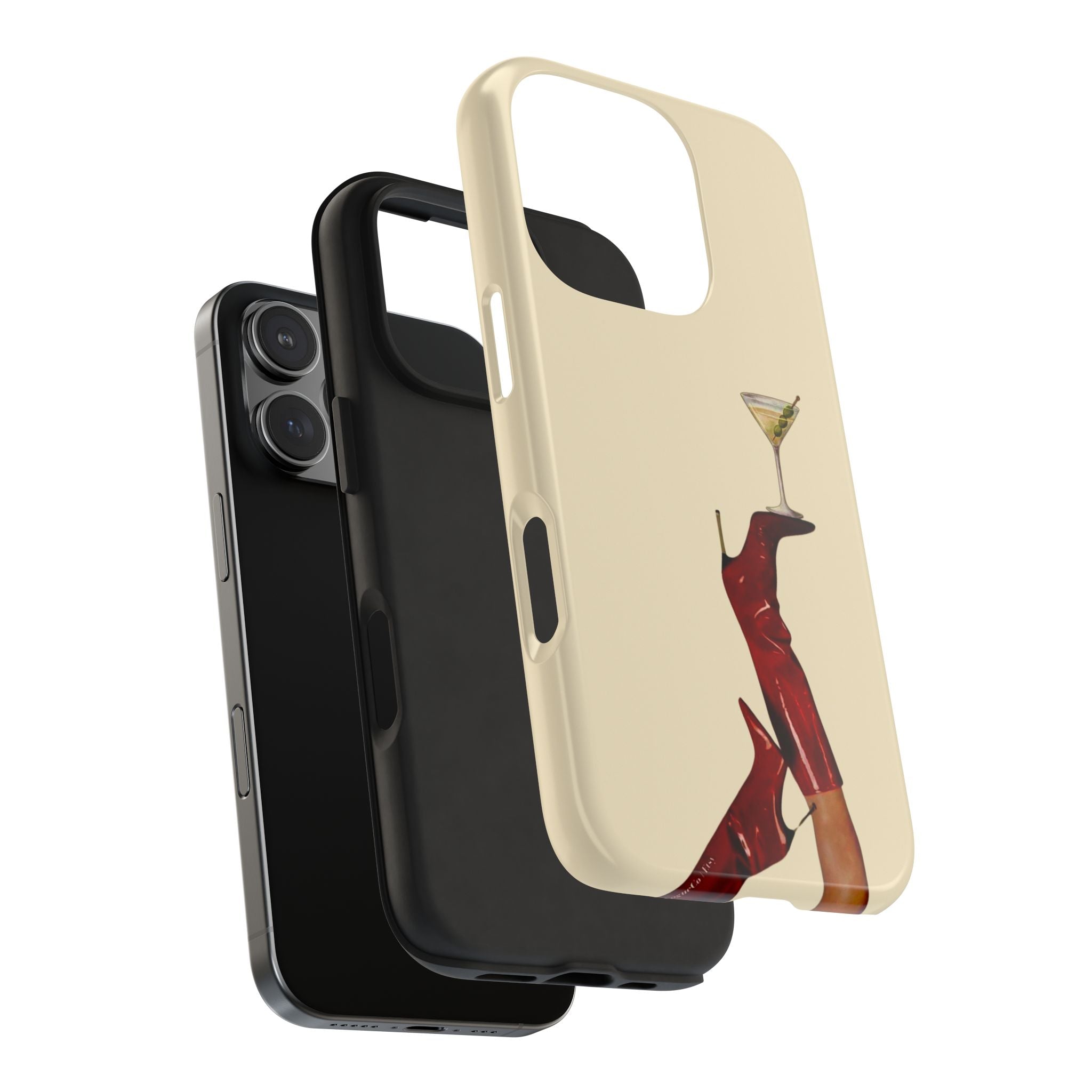Red Boots Martini iPhone Case