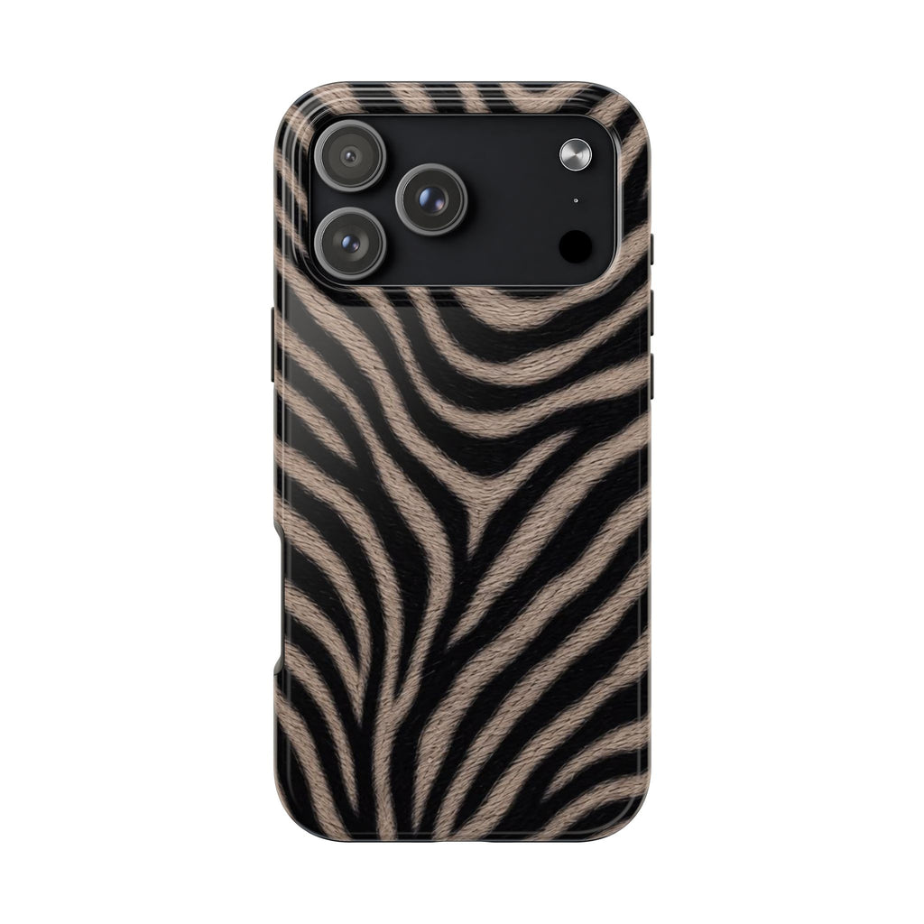 Tan Zebra iPhone Case
