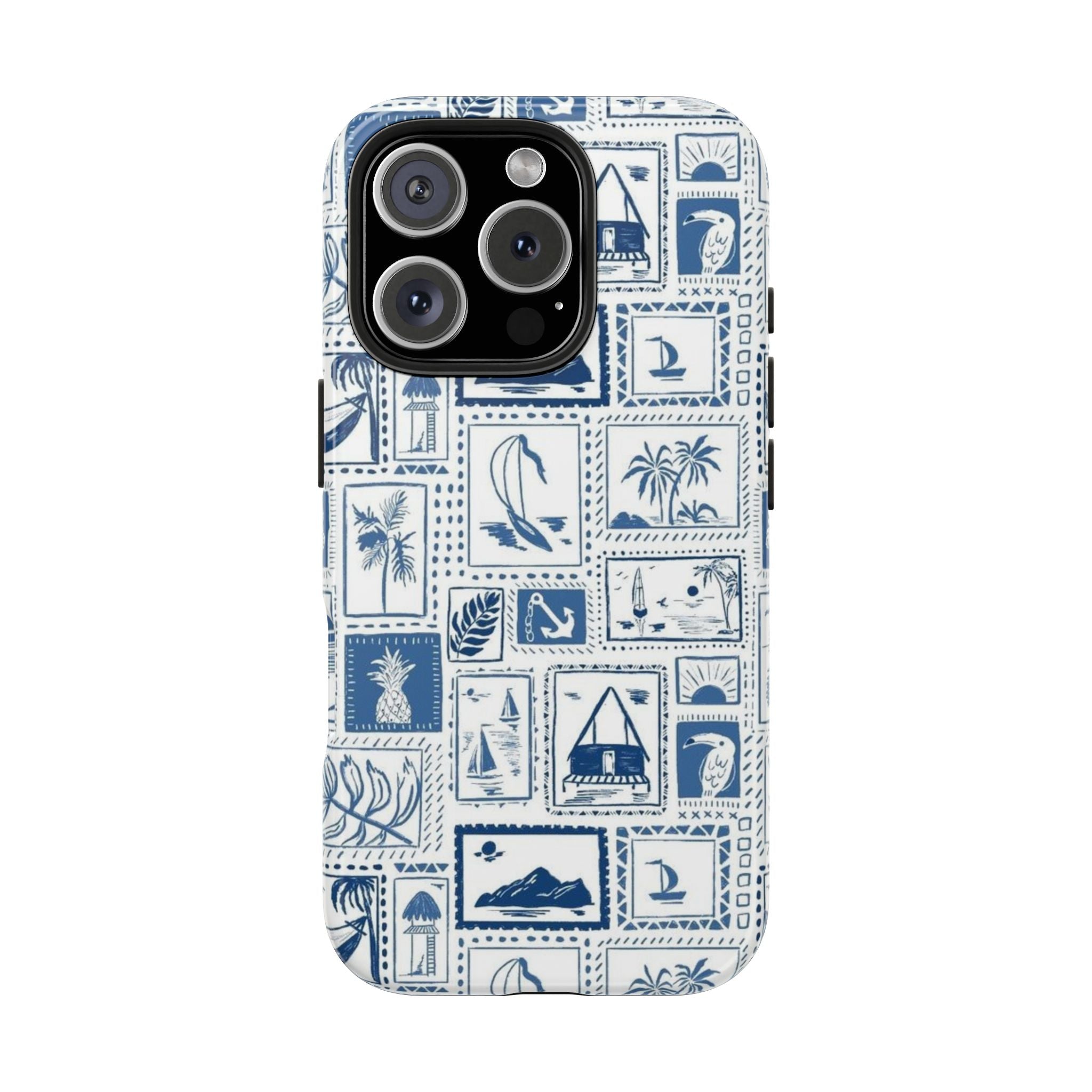 Stamps by the Sea iPhone Case
