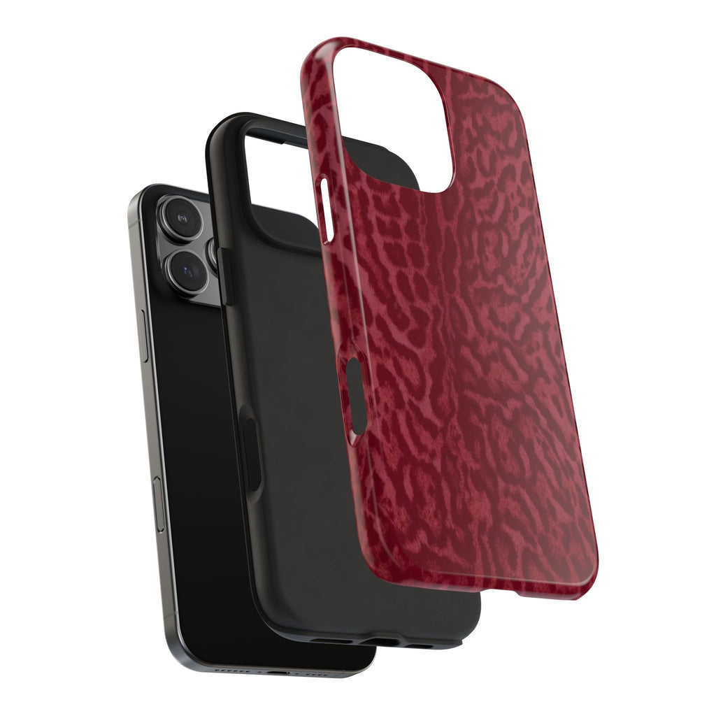 Burgundy Jaguar iPhone Case