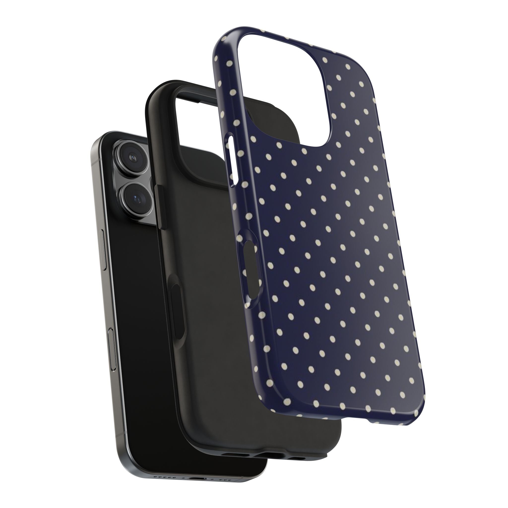 Blue Polka Dot iPhone Case
