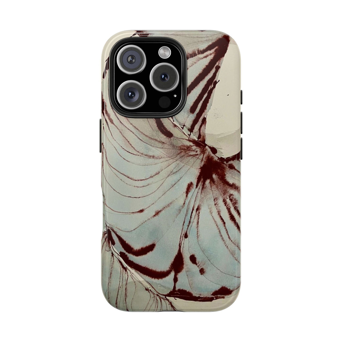 Maroon Silk iPhone Case