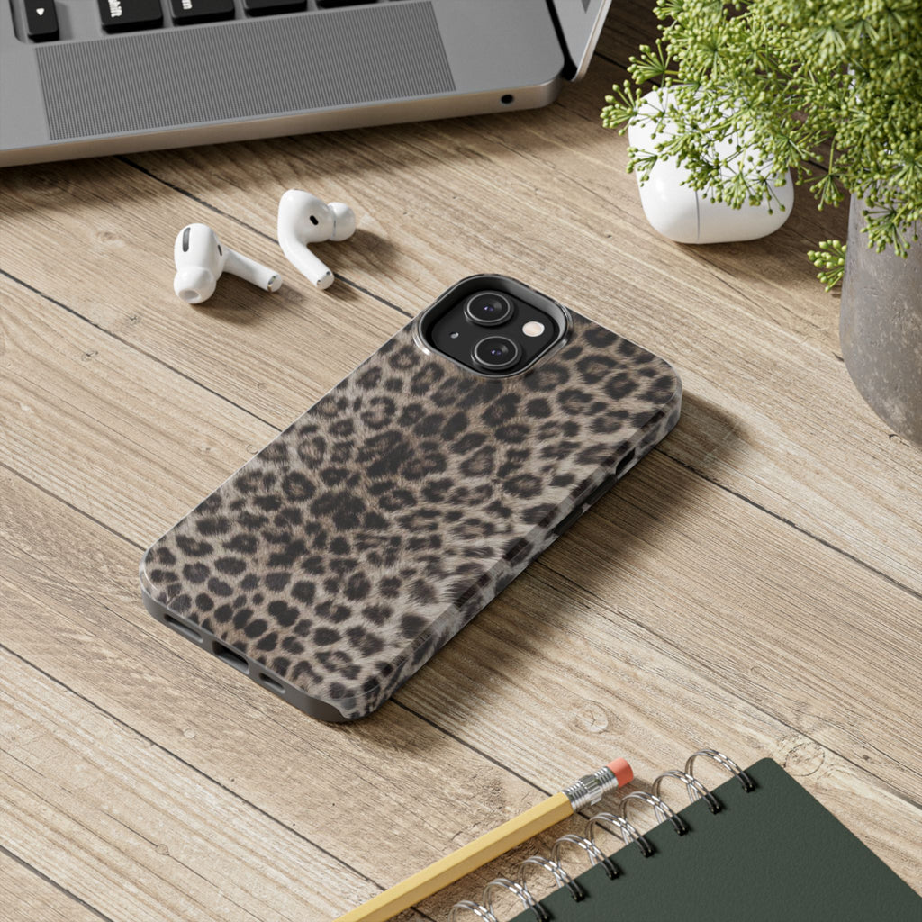Suede Leopard iPhone Case