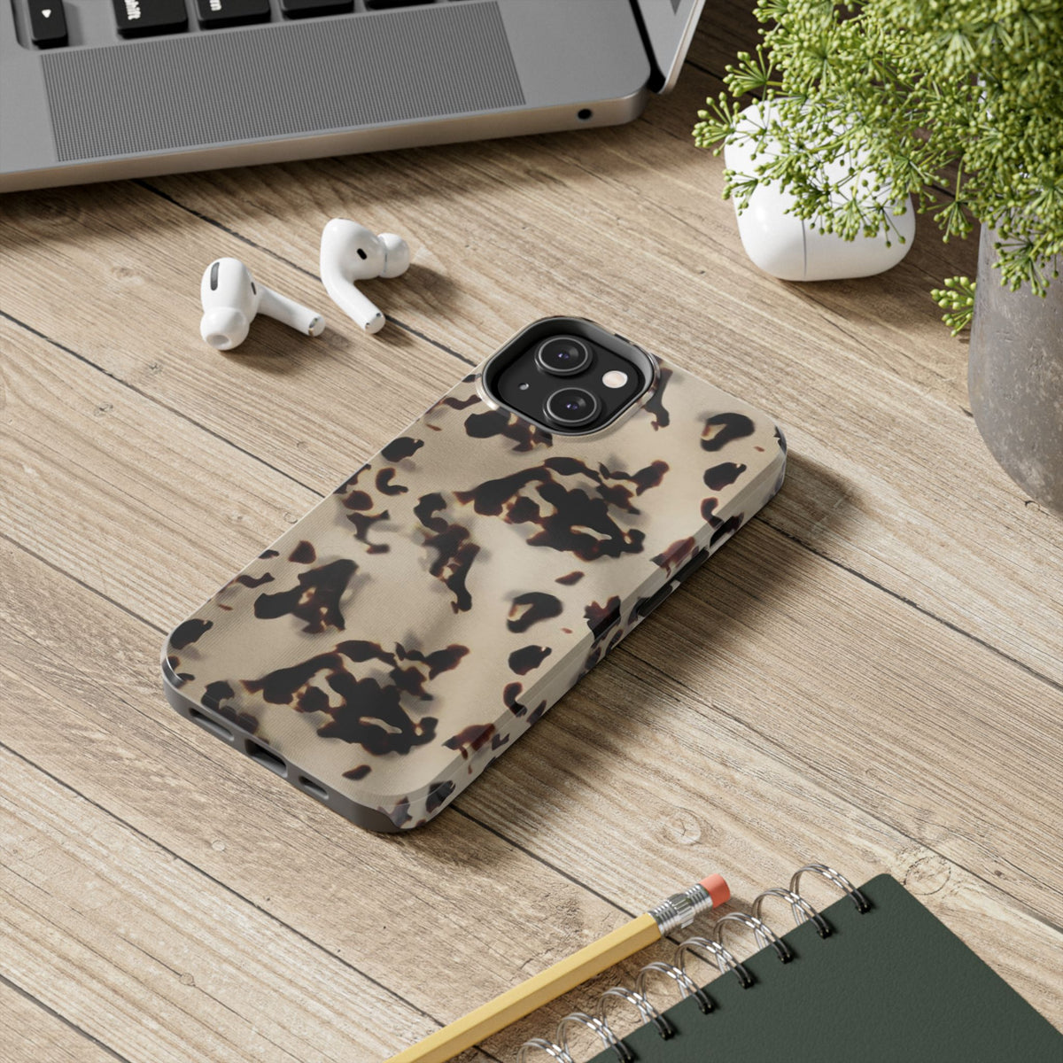 Tortoise & Cream iPhone Case